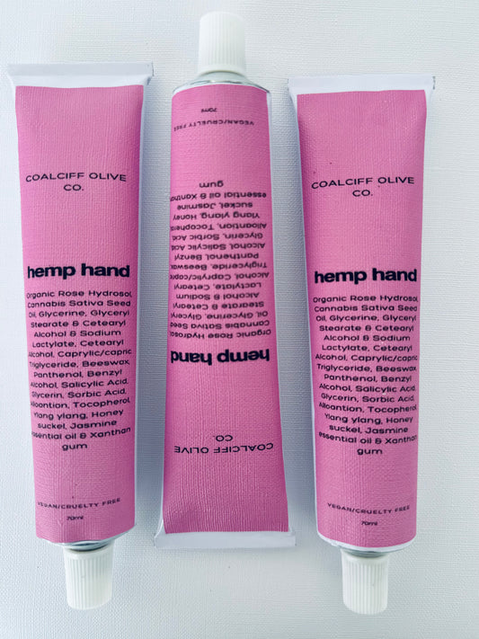 Hemp Hand Cream - Pink (Rose, Honeysuckle, Ylang Ylang & Jasmine)