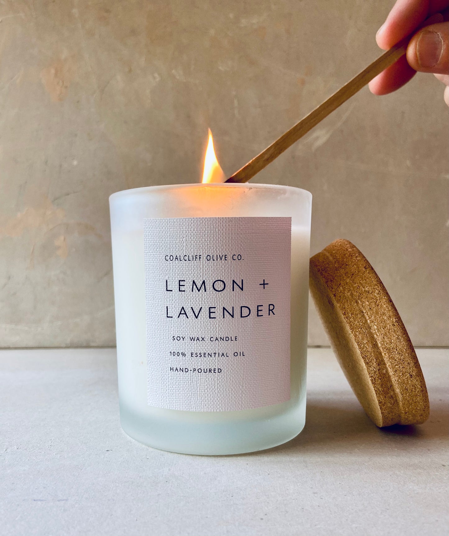 Lemon + Lavender candle