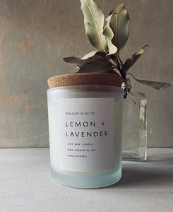 Lemon + Lavender candle