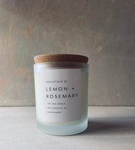 Load image into Gallery viewer, Lemon + Rosemary candle
