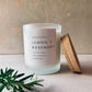 Lemon + Rosemary candle