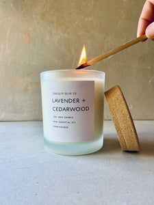 Lavender + Cedarwood Candle