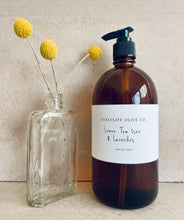 Load image into Gallery viewer, Lemon Tea Tree + Lavender Castile soap
