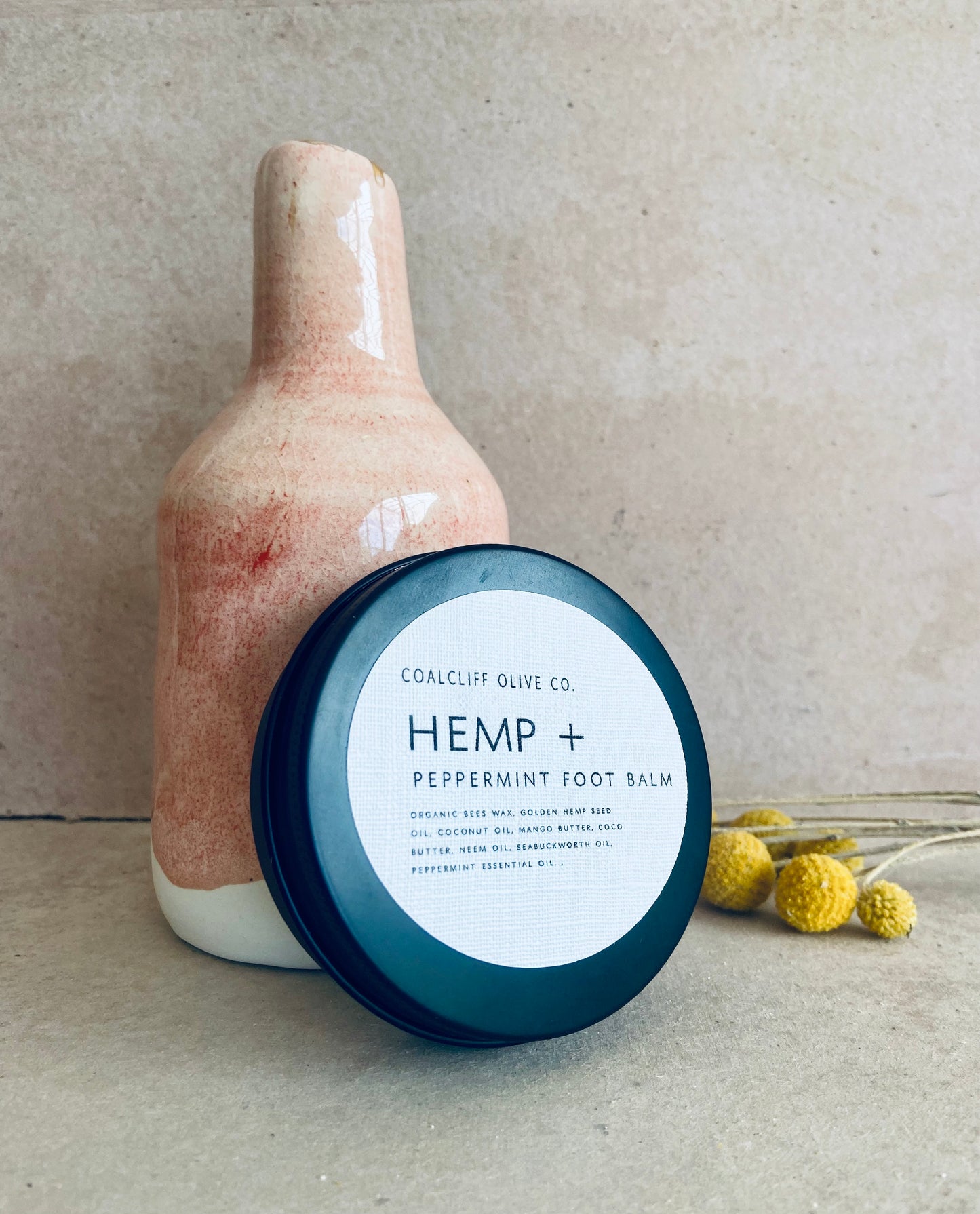 Hemp + Peppermint foot balm