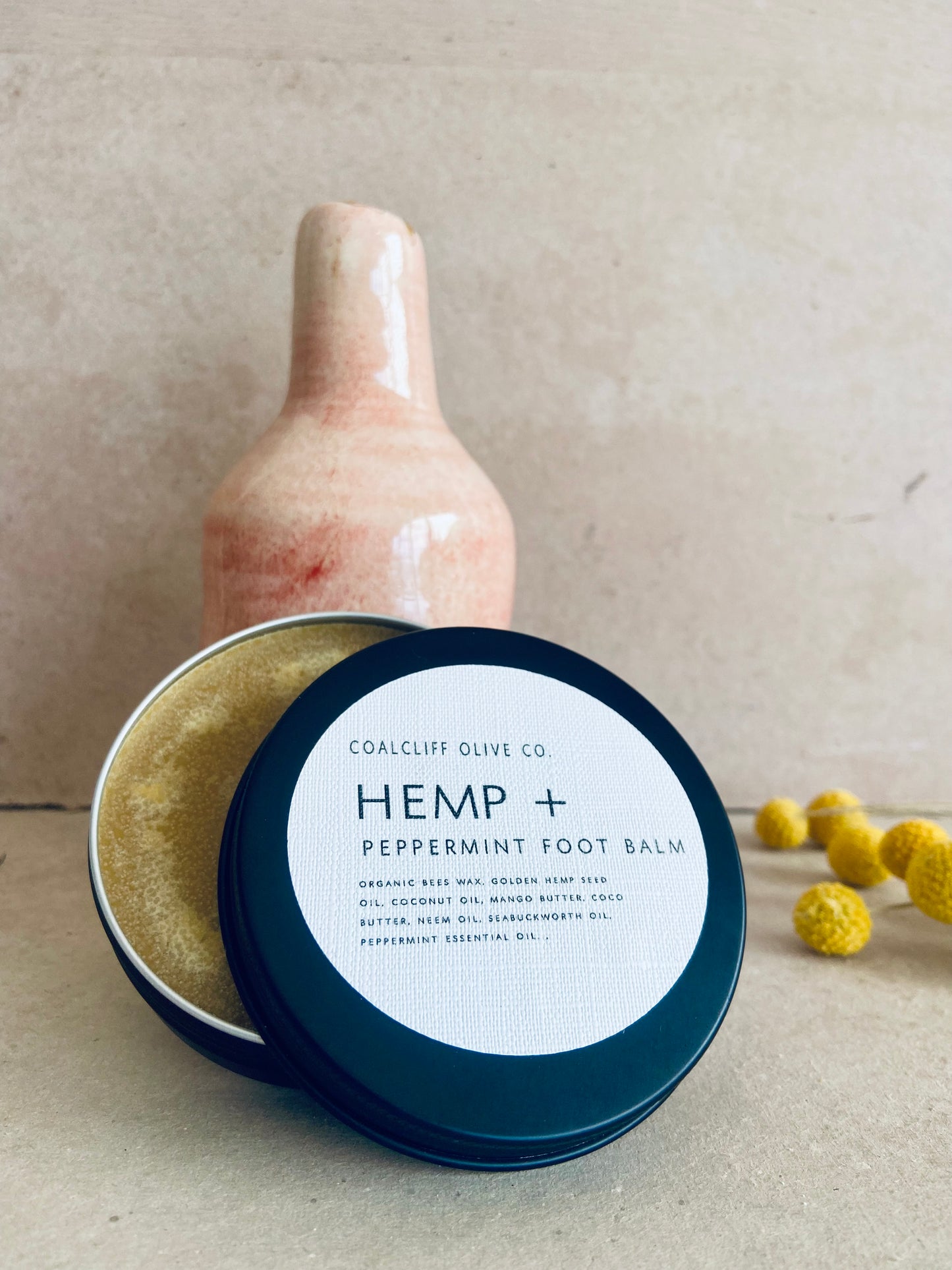 Hemp + Peppermint foot balm