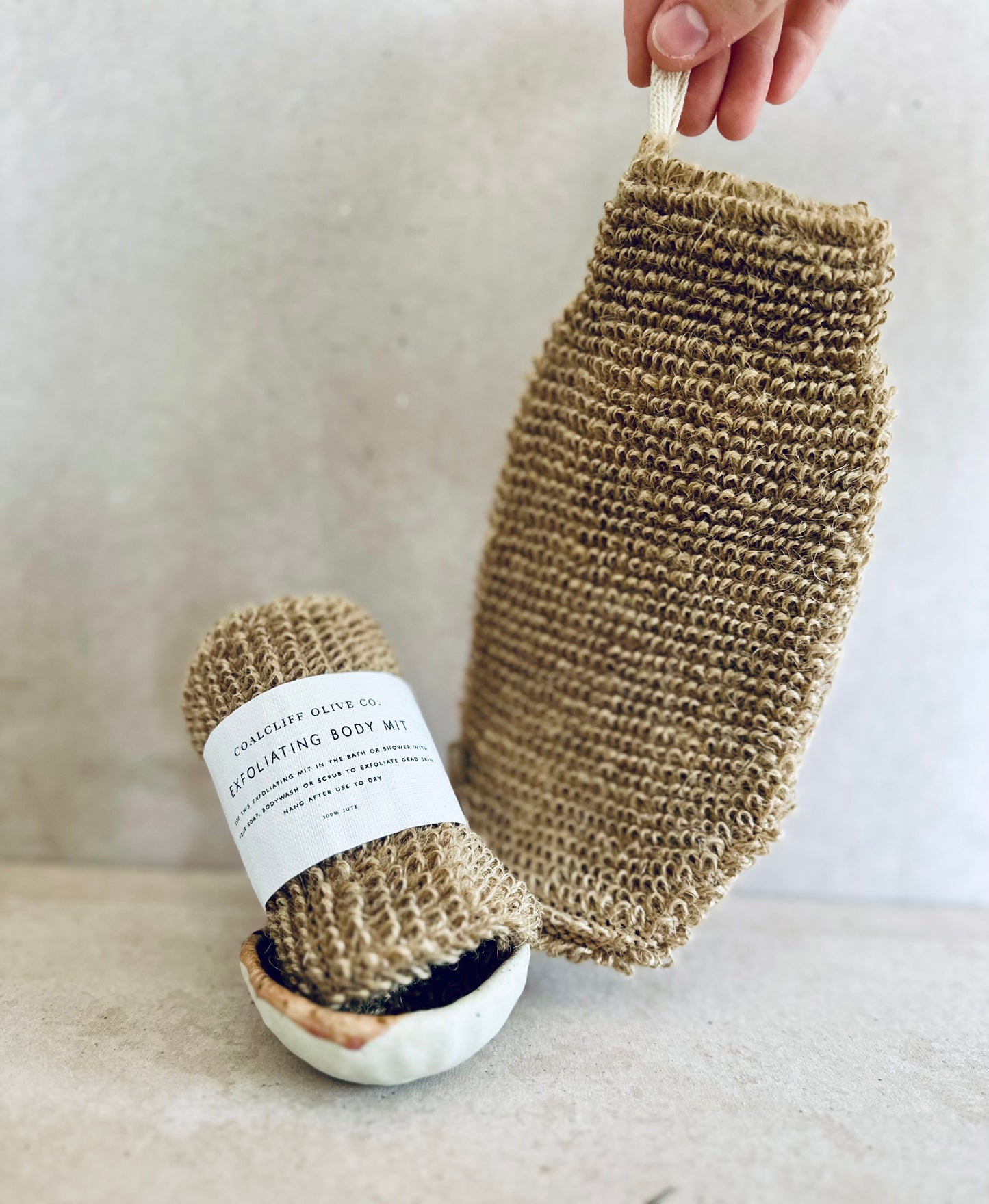 Jute Exfoliating Mitt